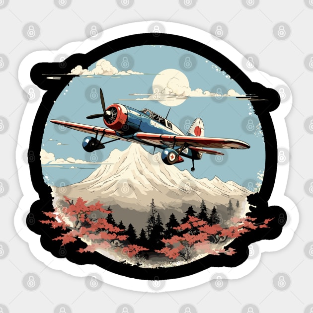 Airplane Sticker by Yopi